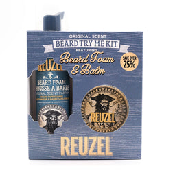 Reuzel Beard Try Me kit: Original Beard foam 70ml + Beard balm 35g