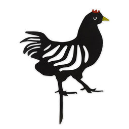 GIETIJZEREN KIP SILHOUET TUINPAAL