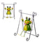Decoratief tuinfiguur Metaal Kikker Schommel 27,8 x 30 x 19,2 cm