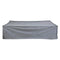 Beschermhoes DKD Home Decor Tafel Zwart Aluminium Donker grijs (240 x 130 x 60 cm)