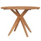Tuintafel rond 110x75 cm massief acaciahout