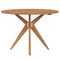 Tuintafel rond 110x75 cm massief acaciahout