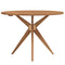 Tuintafel rond 110x75 cm massief acaciahout