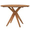 Tuintafel rond 110x75 cm massief acaciahout