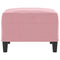Voetenbank 70x55x41 cm fluweel roze