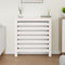 Radiatorombouw 79,5x19x84 cm massief grenenhout wit