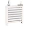 Radiatorombouw 79,5x19x84 cm massief grenenhout wit