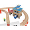 Houten treinbaan - elektrische trein - 89 delig - 90x50x14,5 cm