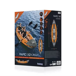 Bestway - Rapid X2 kajak & peddels - 2 persoons - tot 160 kg
