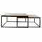 Set van 2 tafels DKD Home Decor Bruin Zwart 90 x 90 x 40 cm