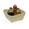 Mand Versa Zeealgen Vierkant 20 x 10 x 20 cm Geel