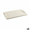 Snackdienblad Quid Mineral Gres Beige Keramisch 30 x 18 cm (6 Stuks)