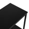 Console Versa Zwart Metaal 30 x 76 x 135 cm