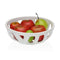 Fruitschaal Versa Wit Keramisch Dolomite 26,4 x 8,5 x 26,4 cm