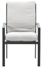 Garden Impressions - Sergio dining fauteuil carbon black/desert sand