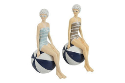 Decostar - Dame Kristy kunststof 12.3x8x20 cm veelkleurig a2 1 stuk