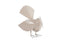 Decostar - Vogel Plym metaal 13x15x14 cm licht roze 1 stuk