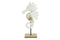 Decostar - Ornament Cedro kunststof 12x5x28 cm wit 1 stuk