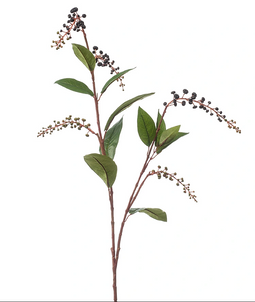Emerald - Phytolacca spray dk purple 95 cm kunstbloem zijde nepbloem