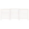 Radiatorombouw 210x21x85 cm massief grenenhout wit