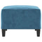Voetenbank 70x55x41 cm fluweel blauw