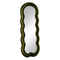 Wandspiegel Groen Franela Hout Kristal Verticaal 60 x 4 x 160 cm