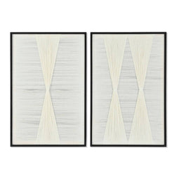 Canvas Home ESPRIT Modern 60 x 3 x 90 cm (2 Stuks)