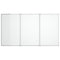 Whiteboard magnetisch inklapbaar 180x100x1,7 cm aluminium