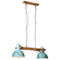 Hanglamp 25 W E27 85x28x109 cm verweerd blauw