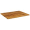 Tafelblad rechthoekig 90x80x3,8 cm massief mangohout