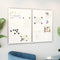 Whiteboard magnetisch inklapbaar 120x80x1,7 cm aluminium