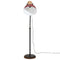 Vloerlamp 25 W E27 30x30x100-150 cm verweerd rood
