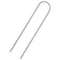 Grondharingen 50 st U-vormig 15x3,5 cm gegalvaniseerd staal