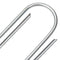 Grondharingen 50 st U-vormig 15x3,5 cm gegalvaniseerd staal
