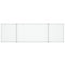 Whiteboard magnetisch inklapbaar 160x60x1,7 cm aluminium