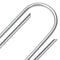 Grondharingen 25 st U-vormig 15x3,5 cm gegalvaniseerd staal