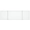 Whiteboard magnetisch inklapbaar 160x50x1,7 cm aluminium