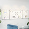 Whiteboard magnetisch inklapbaar 200x60x1,7 cm aluminium