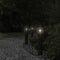 Vloerlamp voor buiten met sensor 60 cm roestvrijstaal zwart