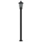 Vloerlamp voor buiten 3 st 120 cm roestvrijstaal zwart
