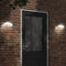 Buitenwandlampen 2 st LED gegoten aluminium wit