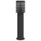 Vloerlamp voor buiten 60 cm roestvrij staal zwart