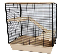 INTER-ZOO Frodo + Plastic Beige - kooi voor een hamster