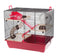 INTER-ZOO Pinky 3 Zinc Burgundy - kooi voor een hamster