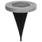 Grondlampen 12 st solar met grondpennen warmwit