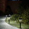 Tuinpadverlichting 12 st solar met grondpennen wit