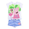 Kledingset Peppa Pig Wit Blauw Maat 4 Jaar