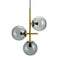 Como pendant brass