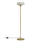 DL31 floor lamp opal/brass