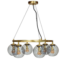 Como chandelier brass